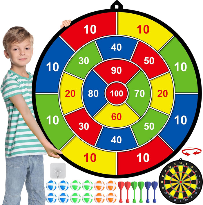 Duże podwójne dartboard dla dzieci – zabawa, nauka i relaks