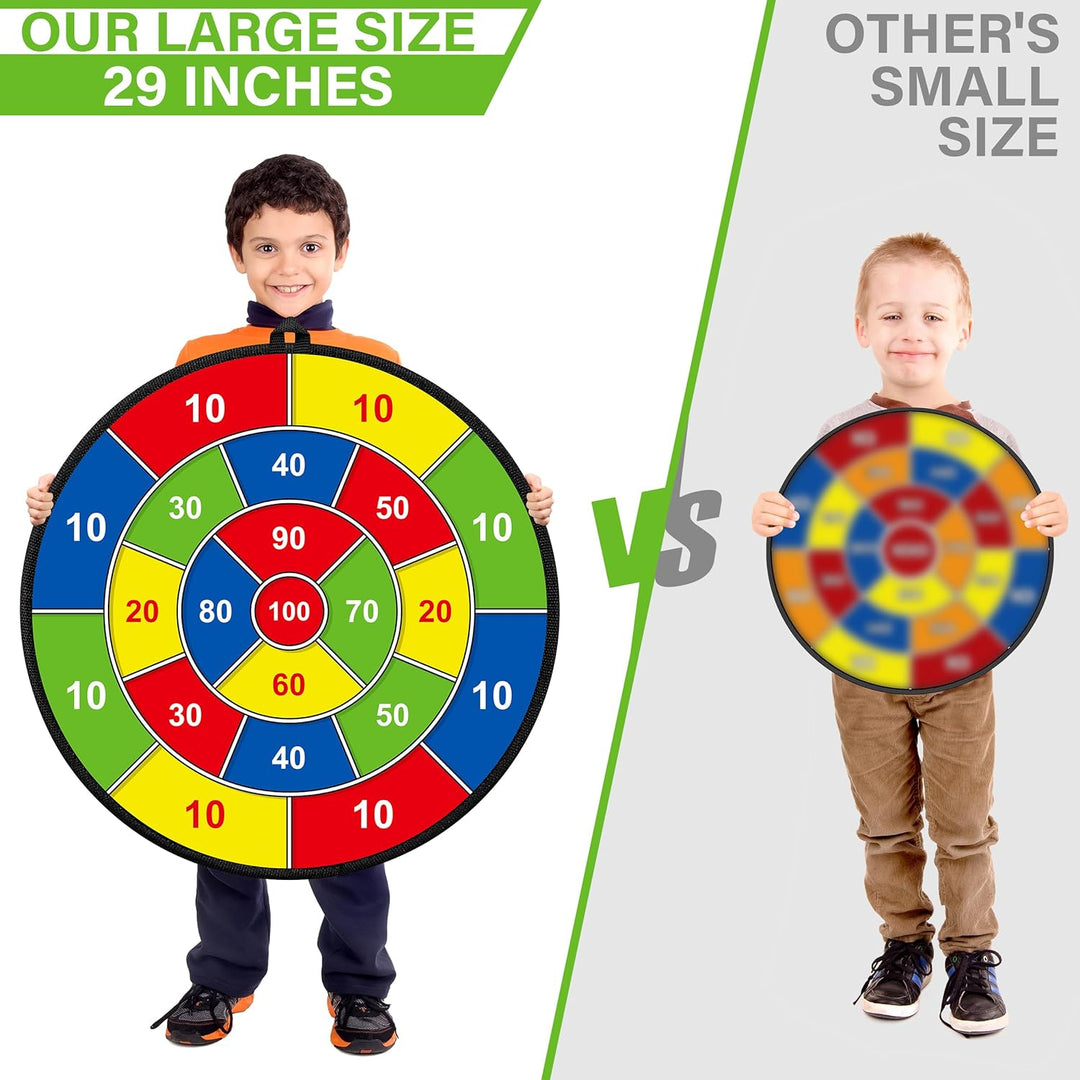 Duże podwójne dartboard dla dzieci – zabawa, nauka i relaks