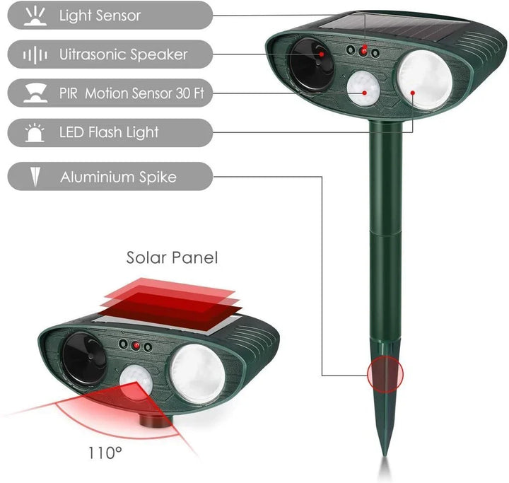 Sandsberg | Ultrasoniczny odstraszacz zwierząt - Pozbądź się saren w 48 godzin