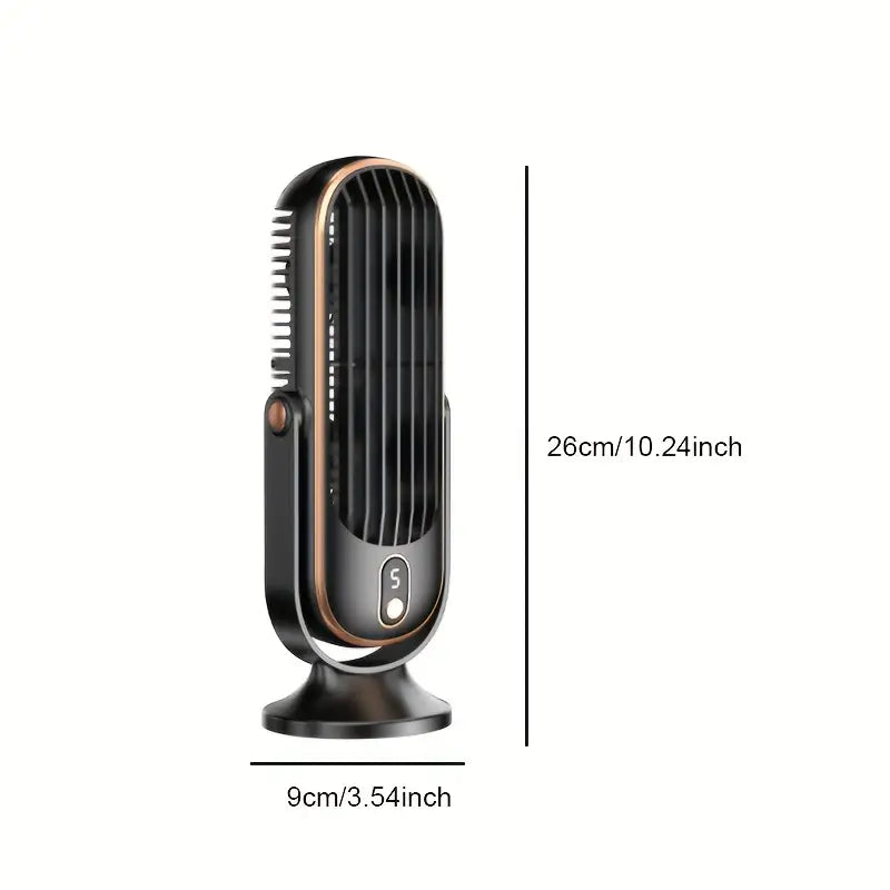 Przenośny mini klimatyzator z ładowaniem USB – 5 prędkości i 720° obrotu | Karnz