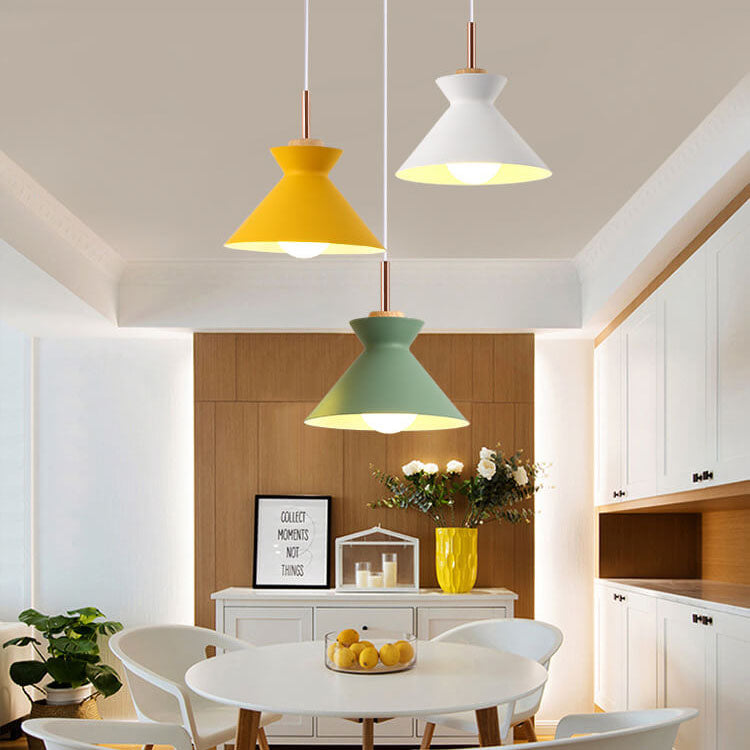 Karnz | AuroraLite Nordic Lampa Wisząca | Design Metalowy | 1-Światło | Nowoczesne Opcje Kolorystyczne