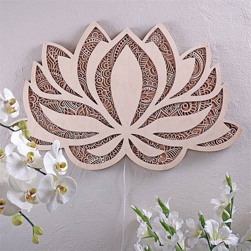 Duchowa Lampa Ścienna Lotus