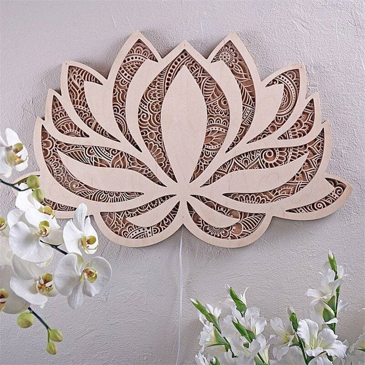 Duchowa Lampa Ścienna Lotus