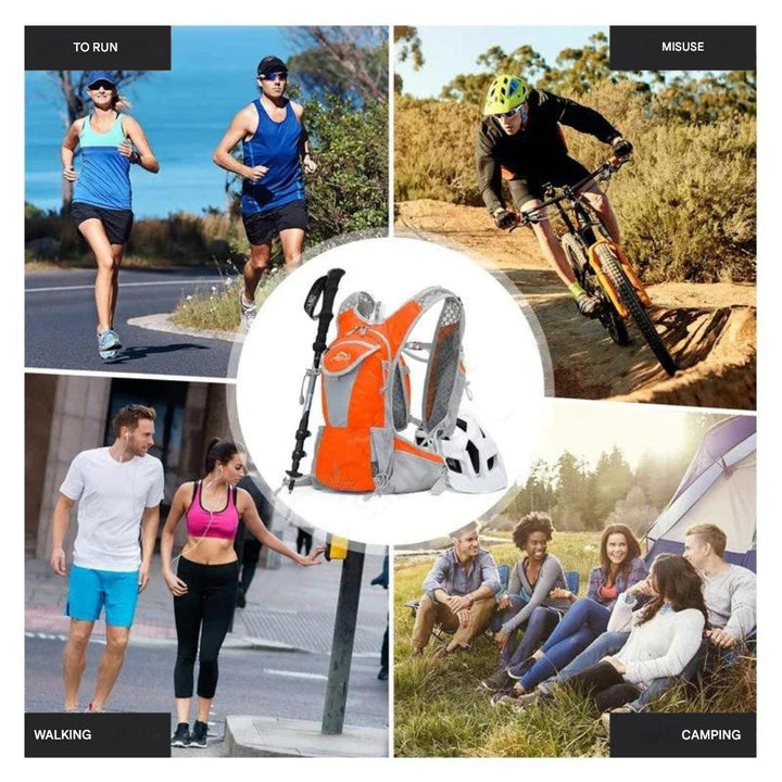 Plecak HydroTrail z wbudowanym bukłakiem – Lekki i wodoodporny | Karnz