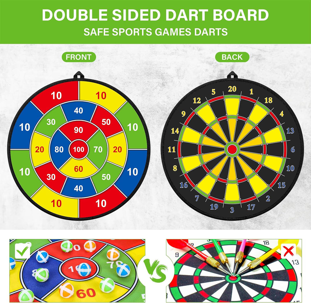 Duże podwójne dartboard dla dzieci – zabawa, nauka i relaks