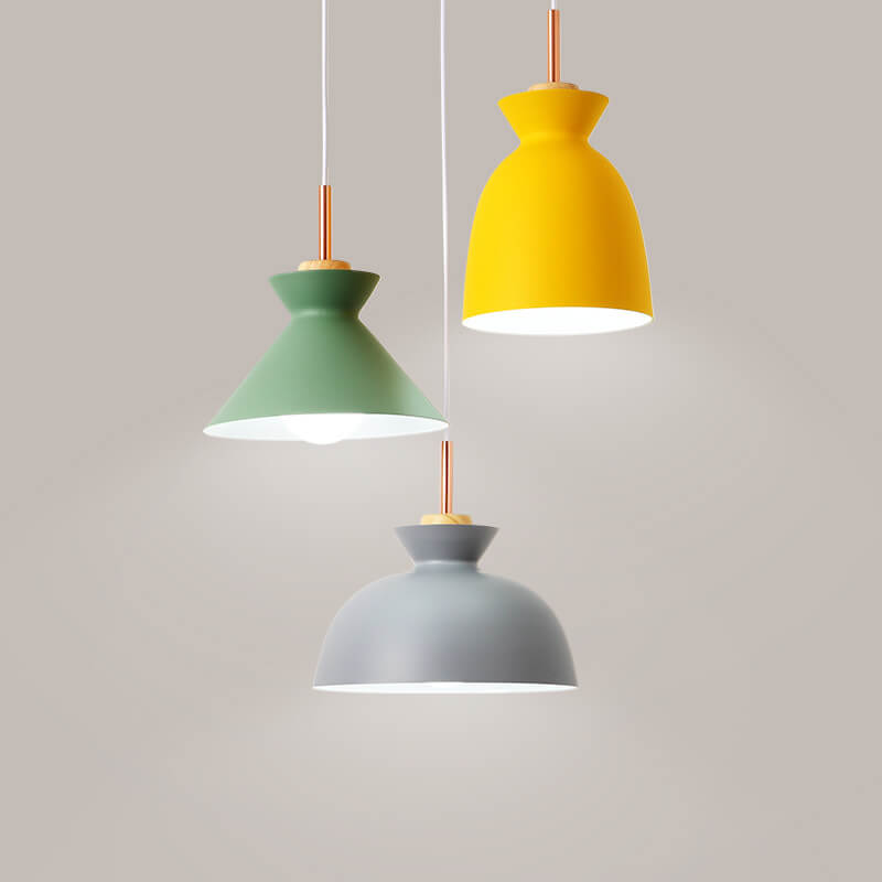 Karnz | AuroraLite Nordic Lampa Wisząca | Design Metalowy | 1-Światło | Nowoczesne Opcje Kolorystyczne