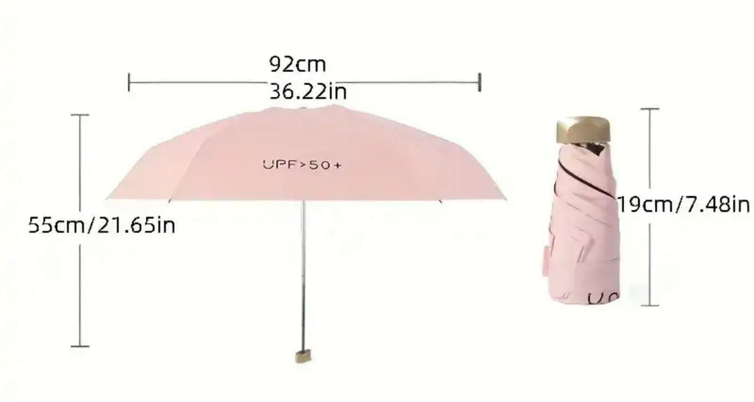 Mini parasol kieszonkowy z ochroną UV | Karnz