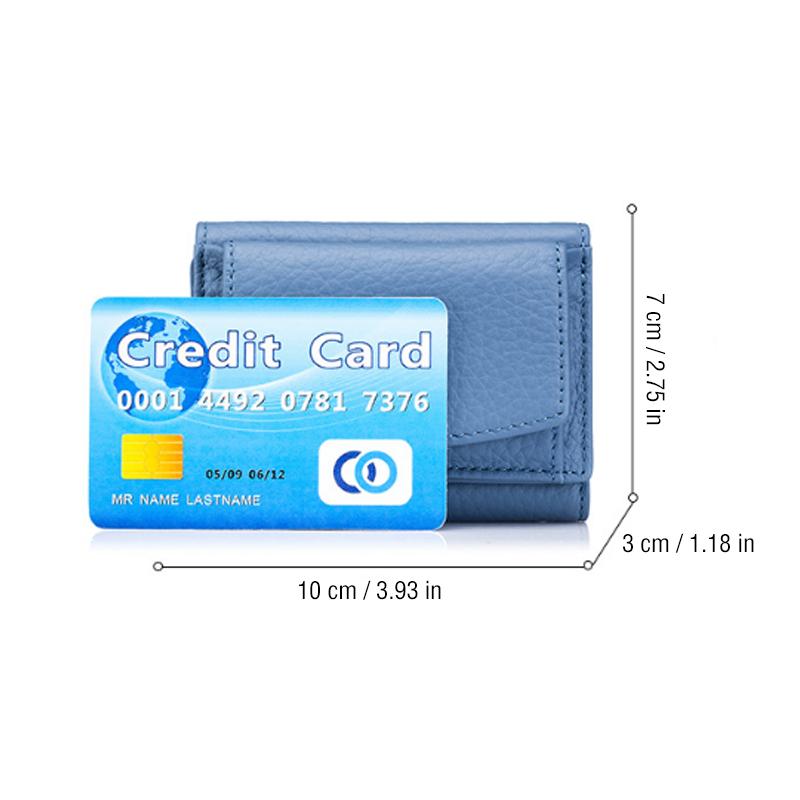 Ręcznie robiony portfel RFID z miękkiej skóry