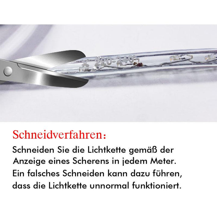 LED Lichterschlauch IP44 z timerem 10m-50m | Karnz