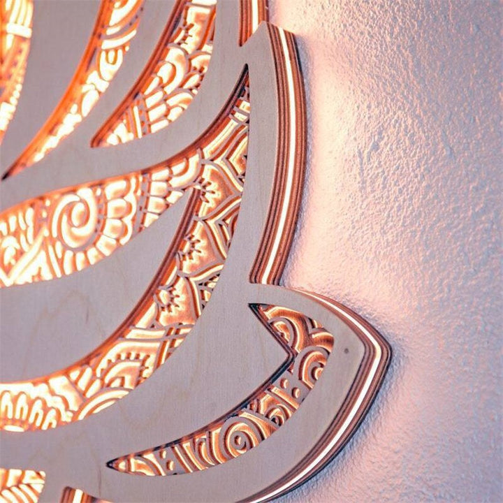 Duchowa Lampa Ścienna Lotus