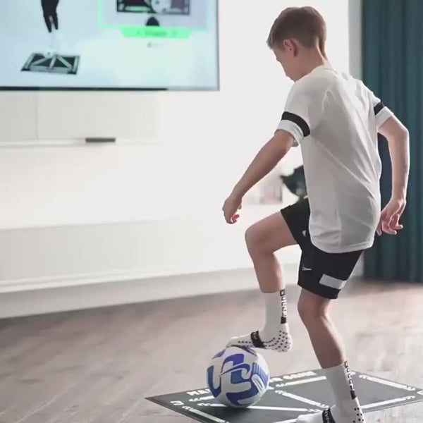 Sandsberg | Mata treningowa do piłki nożnej | Profesjonalne ćwiczenia z programem wideo | Zielona