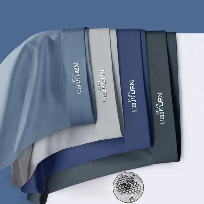 CoolSilk 4-częściowe bokserki z lodowej jedwabiu z technologią grafenową | Karnz