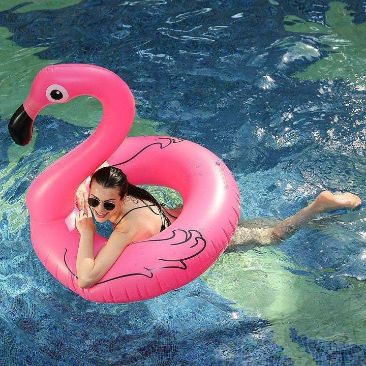 Nadmuchiwany flamingowy koło do pływania