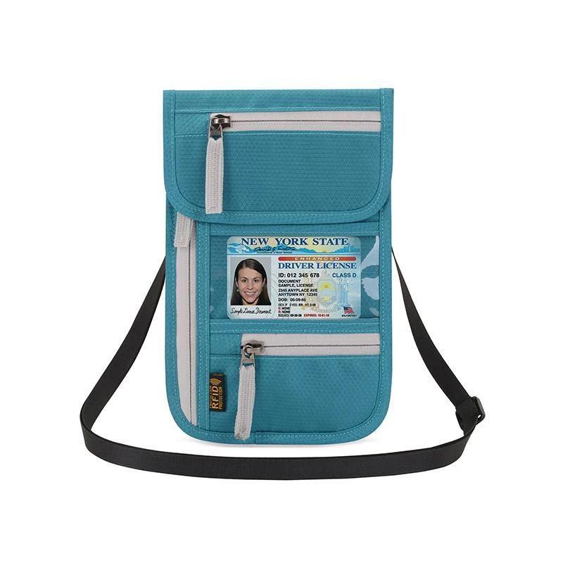 Portfel podróżny z blokadą RFID