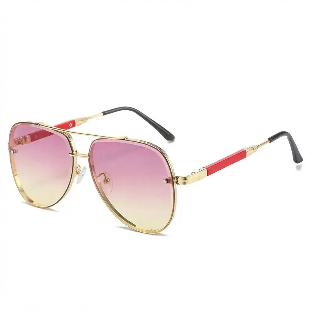 Aviator-Okulary przeciwsłoneczne UV400 z powłoką antyrefleksyjną | Karnz