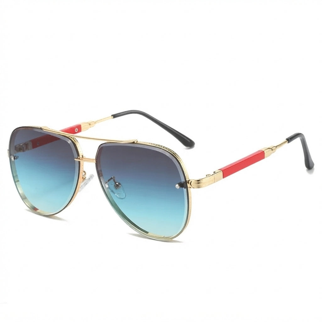 Aviator-Okulary przeciwsłoneczne UV400 z powłoką antyrefleksyjną | Karnz