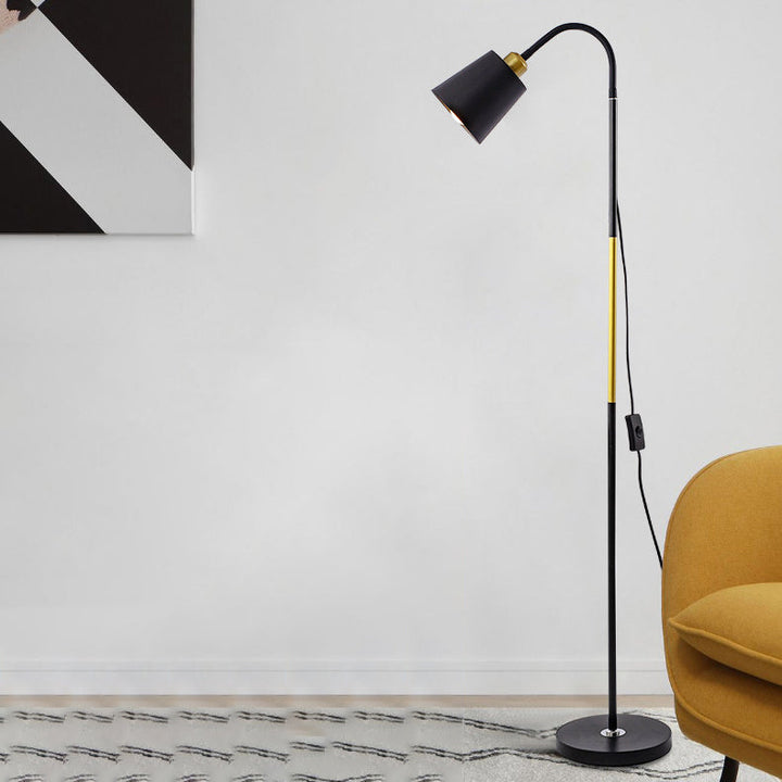 Sandsberg | Lampa podłogowa | Minimalistyczny okrągły klosz z PVC