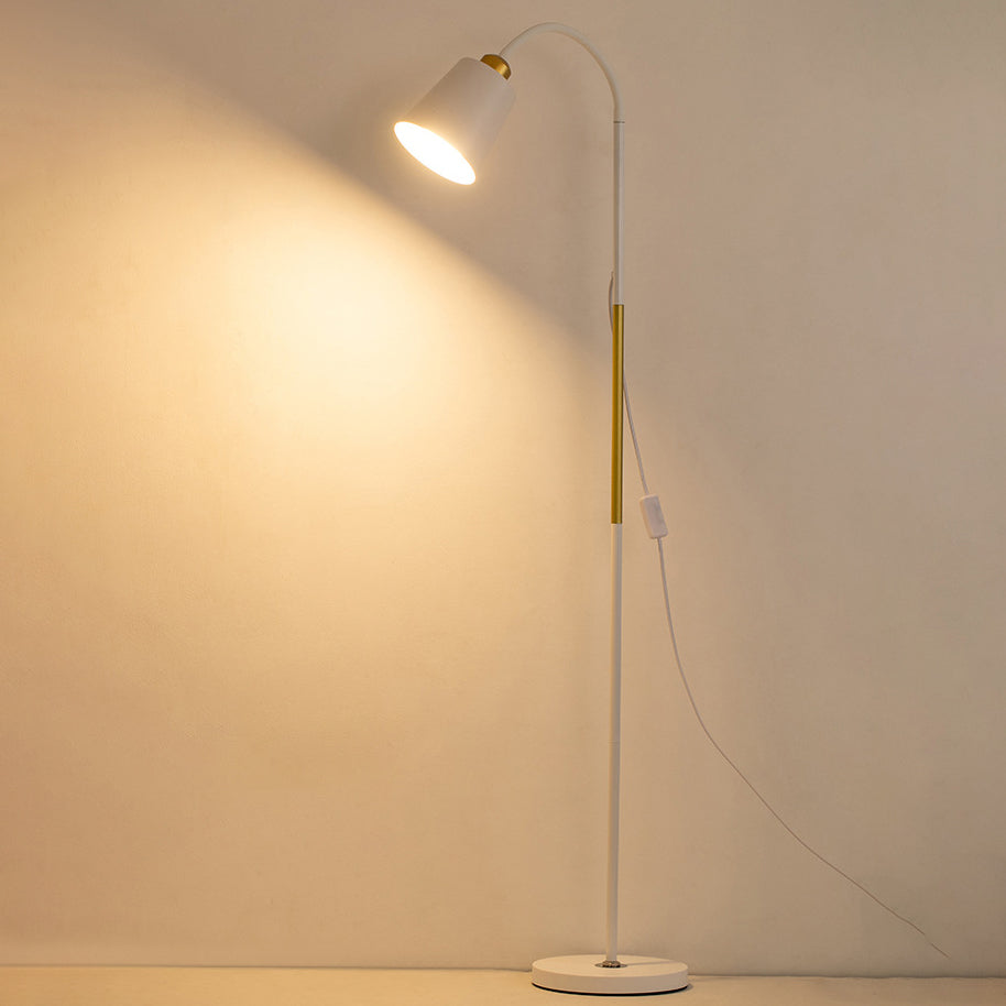 Sandsberg | Lampa podłogowa | Minimalistyczny okrągły klosz z PVC