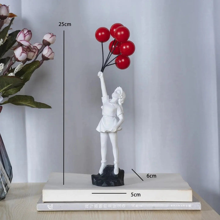 Banksy - Statua „Latająca Dziewczynka z Balonem”