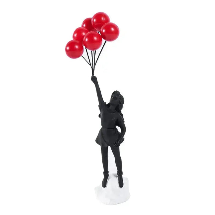 Banksy - Statua „Latająca Dziewczynka z Balonem”