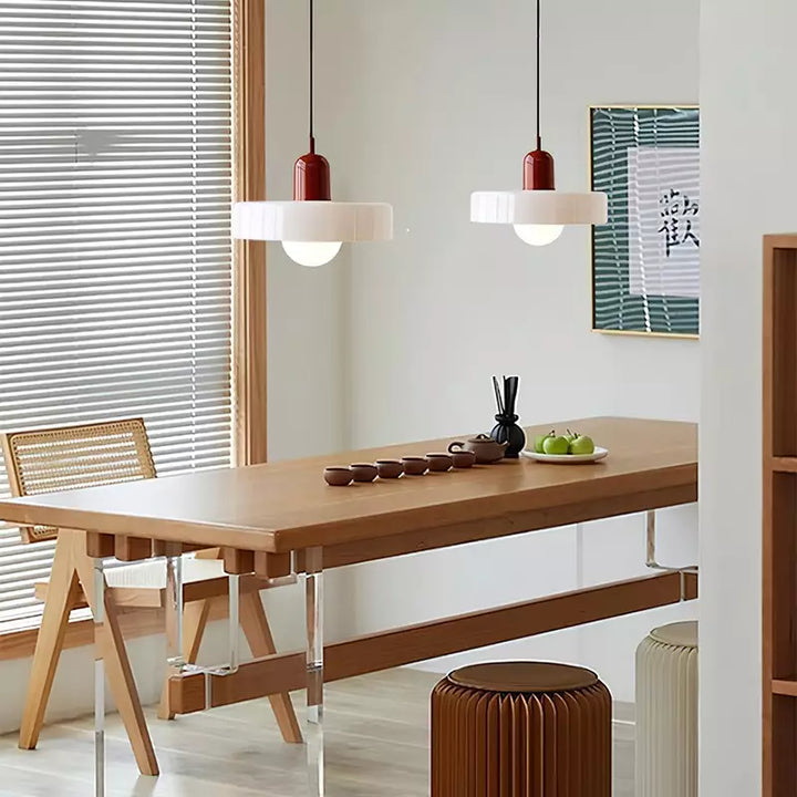 Kolorowa szklana lampa wisząca - BauLume | Karnz