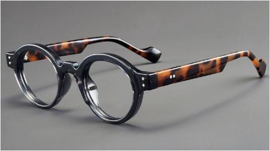 Unisexowe oprawki okularowe | Acetat w stylu vintage | Lekkie i regulowane | Certyfikat CE