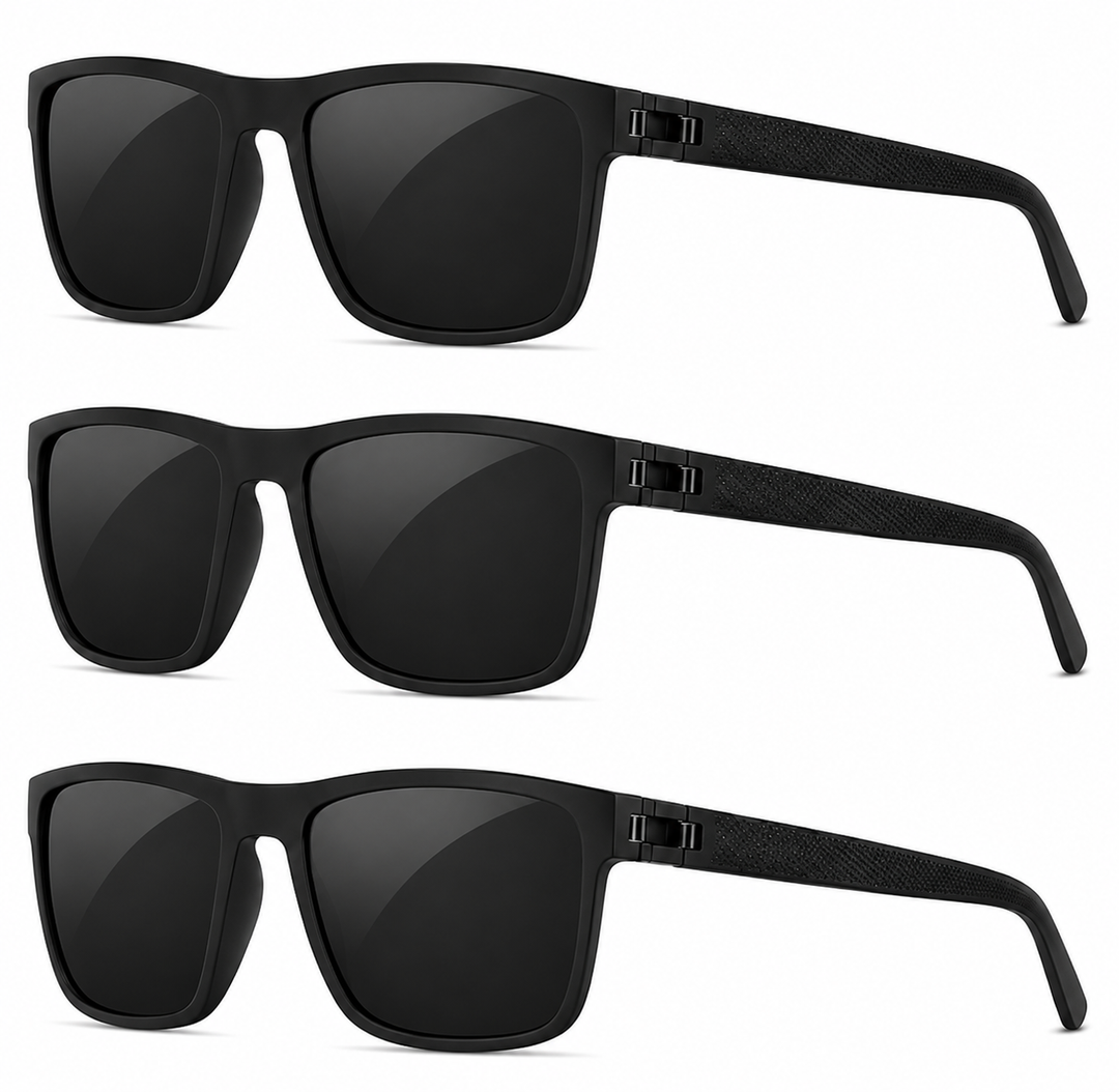 Polaryzacyjne okulary przeciwsłoneczne zestaw 3 szt. UV400 | Karnz