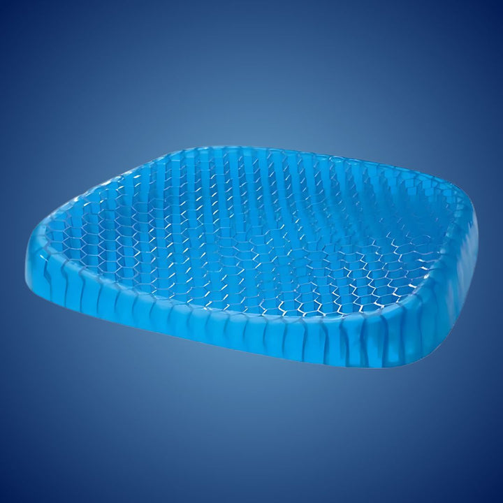 ComfortGel Ortopedyczna poduszka żelowa | Ulga w bólu - Ból kości ogonowej - Wsparcie dla lędźwi - Do biura - Samochodu - Użycie w wózku inwalidzkim Karnz