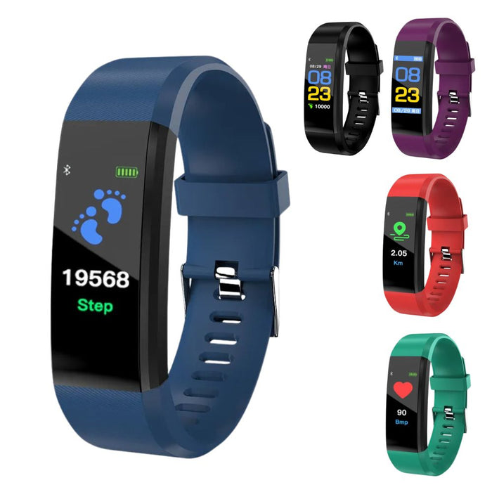Sandsberg | Senior Smartwatch – Podstawowy tracker fitness z krokomierzem, miernikiem tętna i przyjaznym dla użytkownika designem