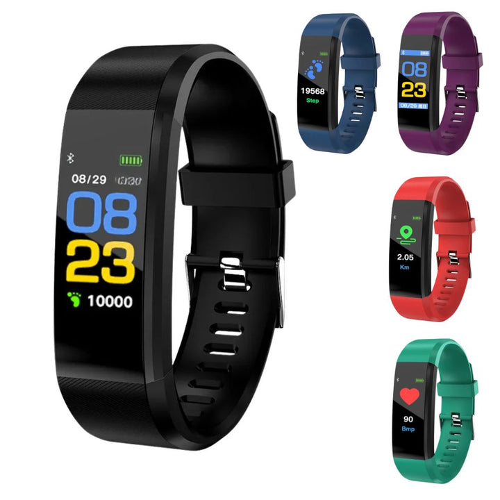 Sandsberg | Senior Smartwatch – Podstawowy tracker fitness z krokomierzem, miernikiem tętna i przyjaznym dla użytkownika designem