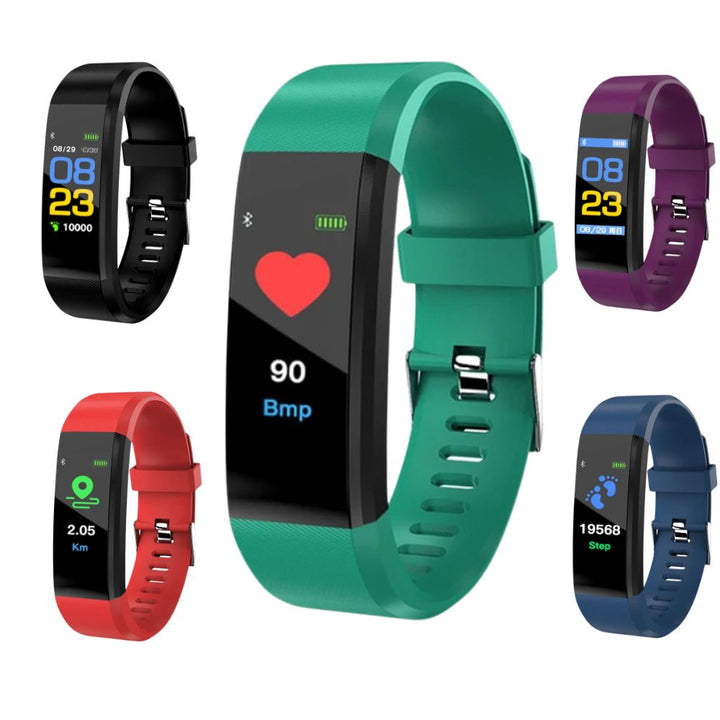 Sandsberg | Senior Smartwatch – Podstawowy tracker fitness z krokomierzem, miernikiem tętna i przyjaznym dla użytkownika designem