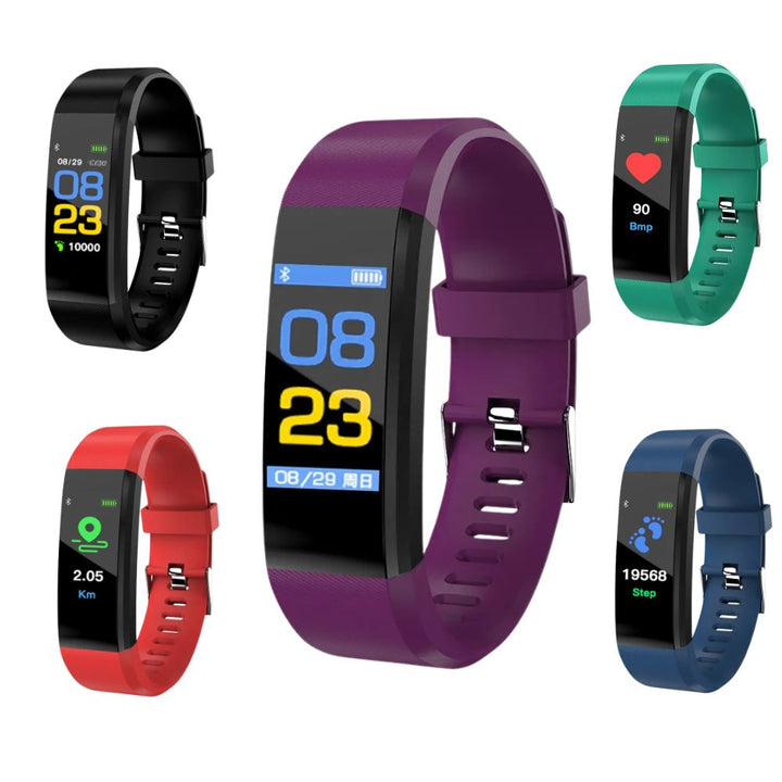 Sandsberg | Senior Smartwatch – Podstawowy tracker fitness z krokomierzem, miernikiem tętna i przyjaznym dla użytkownika designem