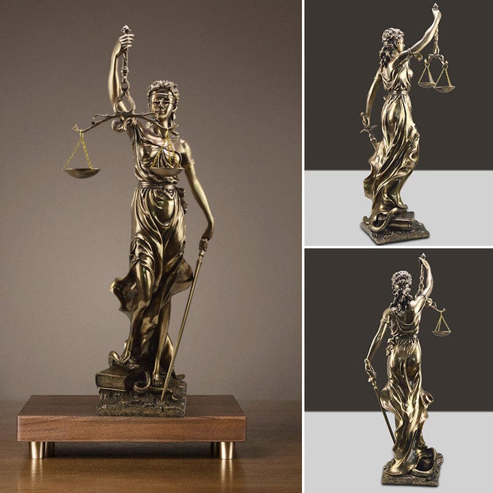 Statua dekoracyjna bogini sprawiedliwości
