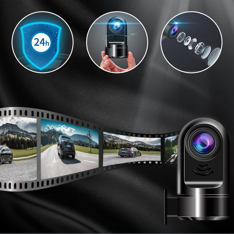 1080P HD Mini ADAS Kamera samochodowa z funkcją obrotu 360°