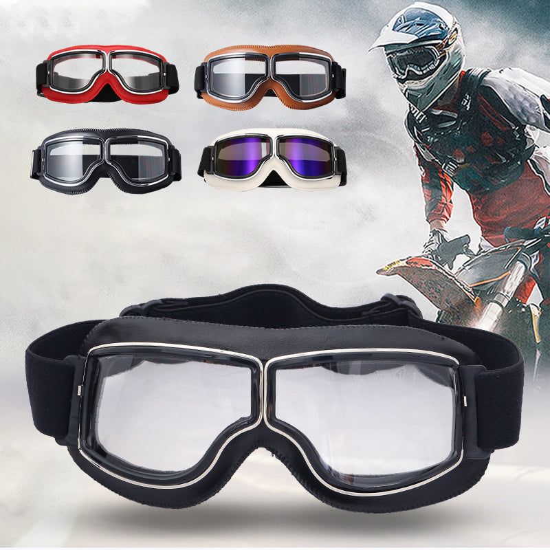 Vintage Gogle Motocyklowe