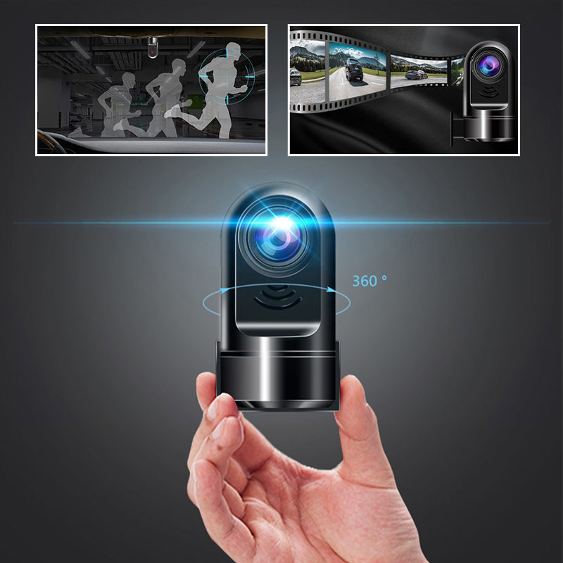 1080P HD Mini ADAS Kamera samochodowa z funkcją obrotu 360°