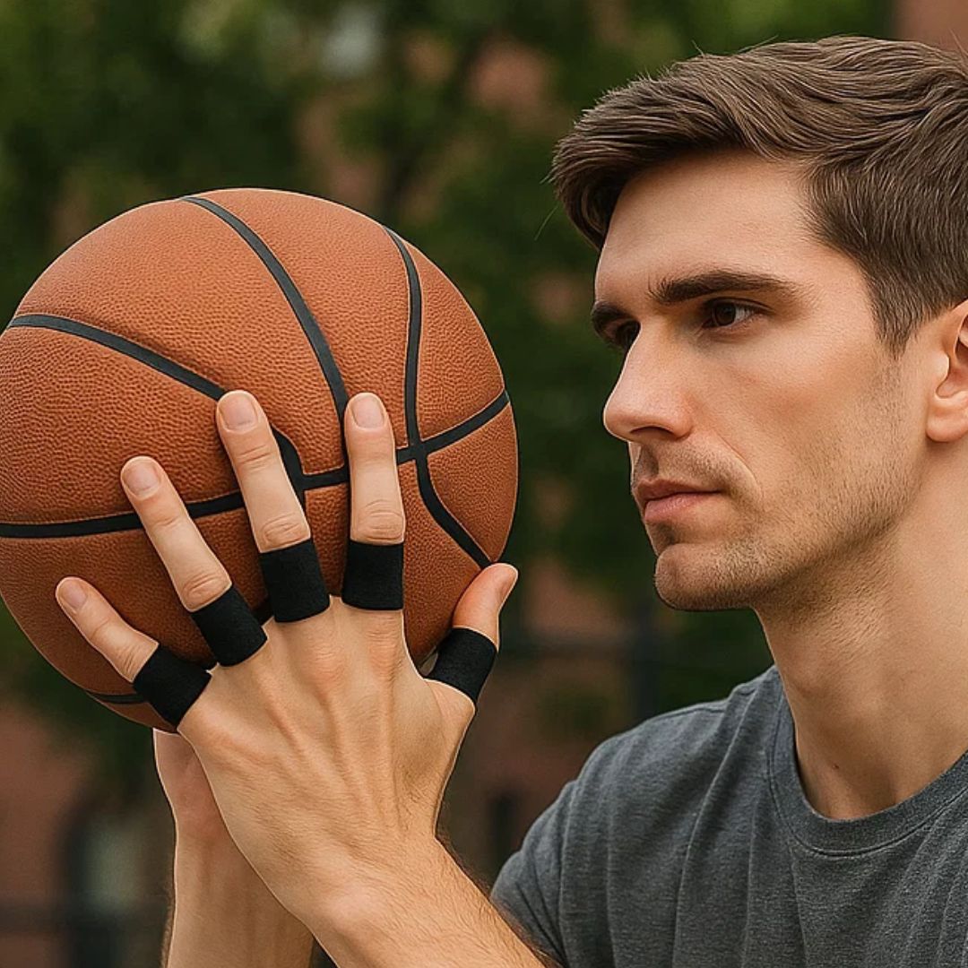 FlexiGuard | Osłony na palce – Zapobieganie kontuzjom – Oddychająca i wygodna forma – Utrzymuje kontuzje i opatrunki na miejscu – Sportowy i codzienny komfort Karnz