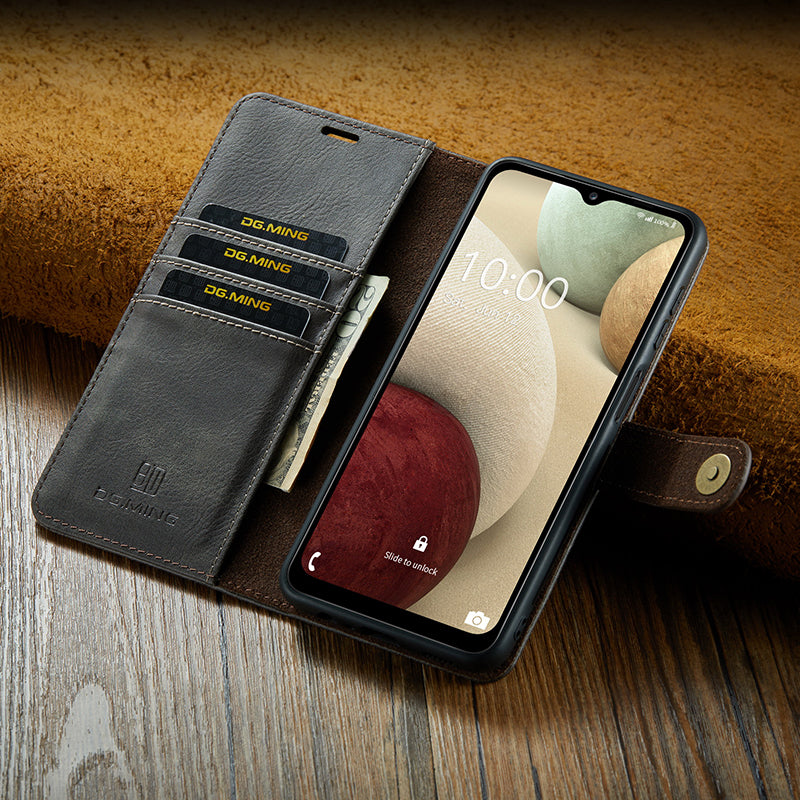 Etui 2-w-1 z odpinanym pokrywą ze skóry dla Samsung Galaxy