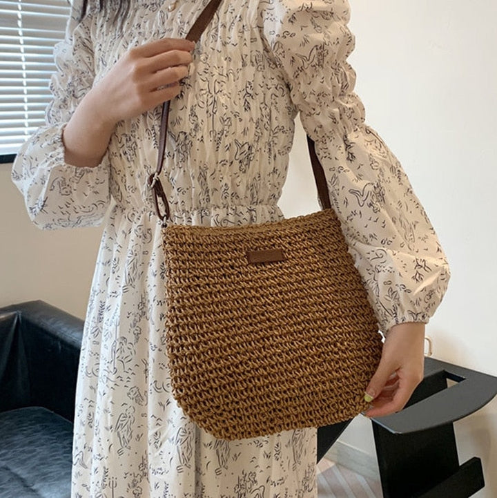 BOHOCHIC | Modna torba boho | Ręcznie robiona torba na ramię | Zrównoważona i stylowa