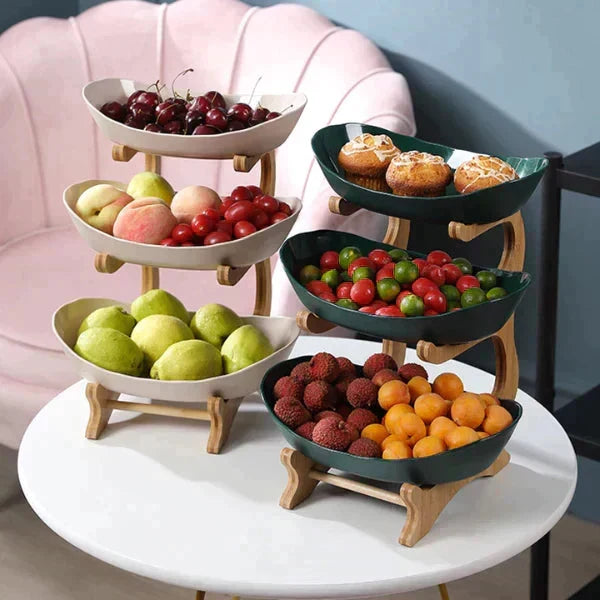 FruitStack | Kreatywna miska na owoce z 3 poziomami