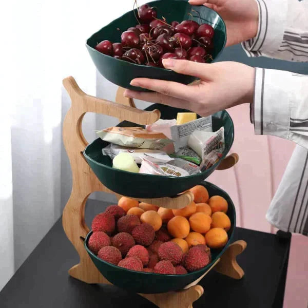 FruitStack | Kreatywna miska na owoce z 3 poziomami