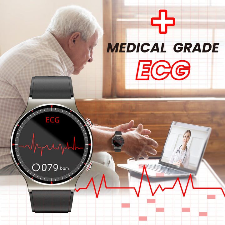 CFDA EKG Krew Tlen Częstotliwość serca Monitorowanie zdrowia Smartwatch