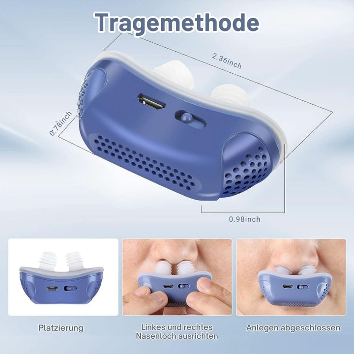 Kompaktowe urządzenie CPAP przeciw chrapaniu i bezdechowi sennemu