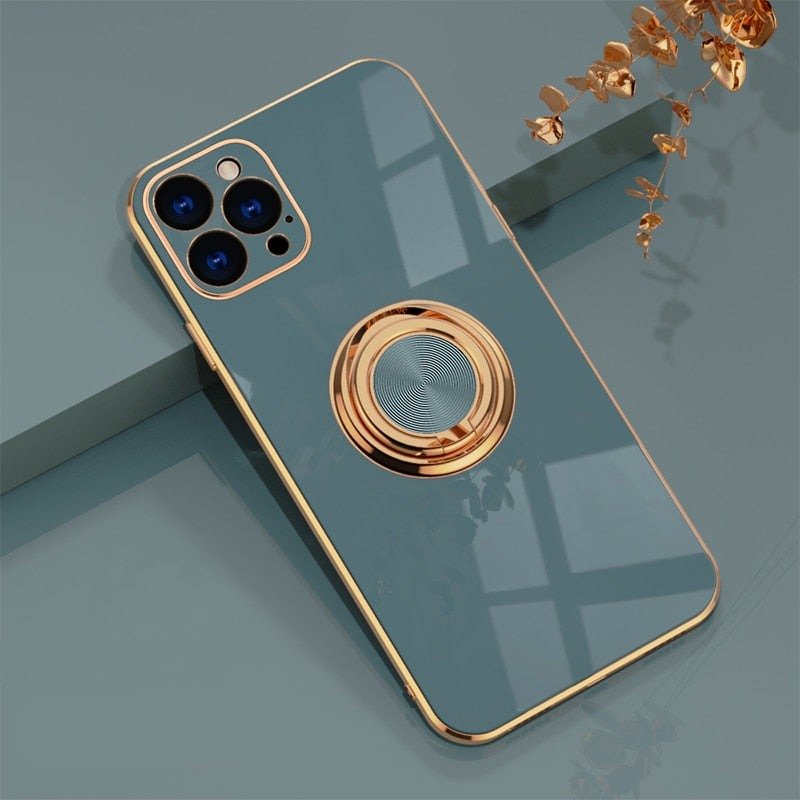 Etui Sandsberg na iPhone z metalowym stojakiem
