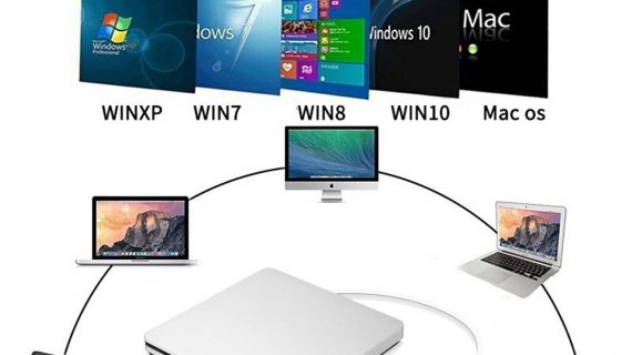 Karnz | Zewnętrzny nagrywarka DVD do napędów optycznych Przenośny dla MacBook Air