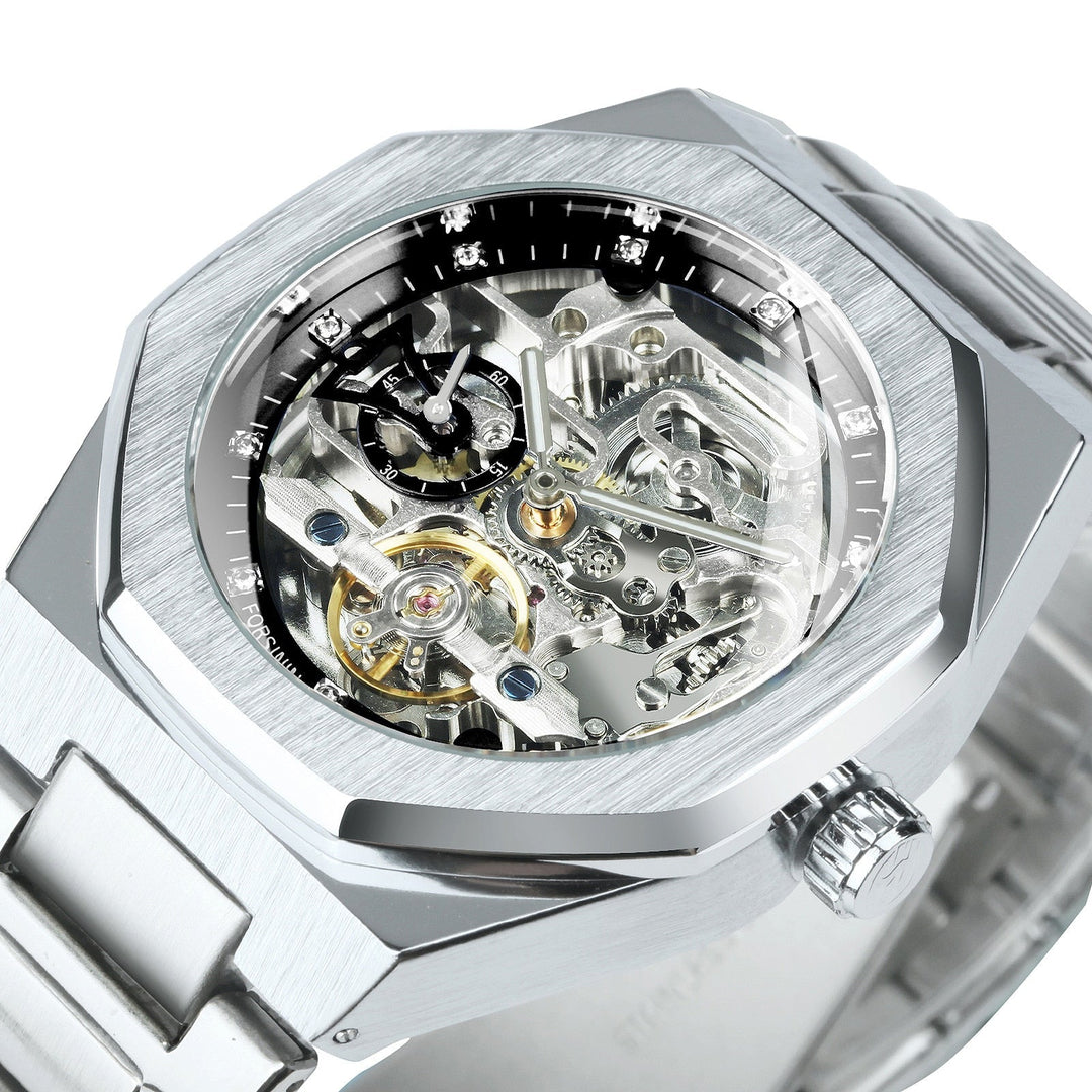 Karnz | Royale Skeleton Mechaniczny Zegarek Męski