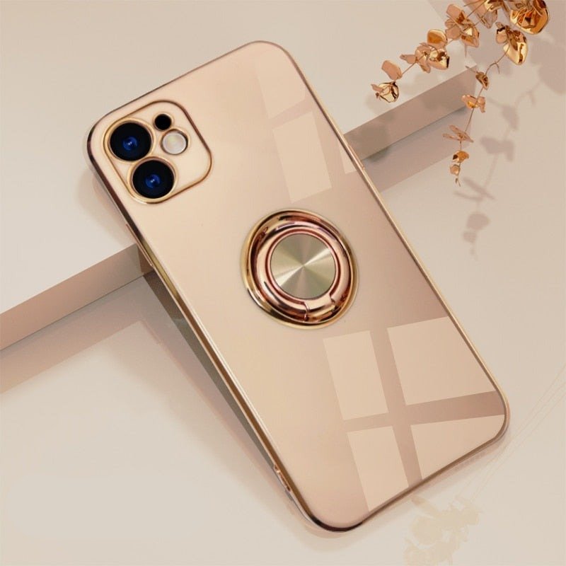 Etui Sandsberg na iPhone z metalowym stojakiem