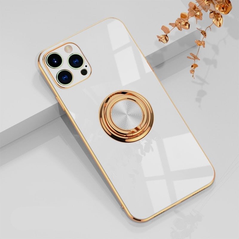 Etui Sandsberg na iPhone z metalowym stojakiem