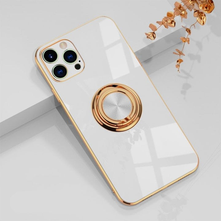 Etui Sandsberg na iPhone z metalowym stojakiem