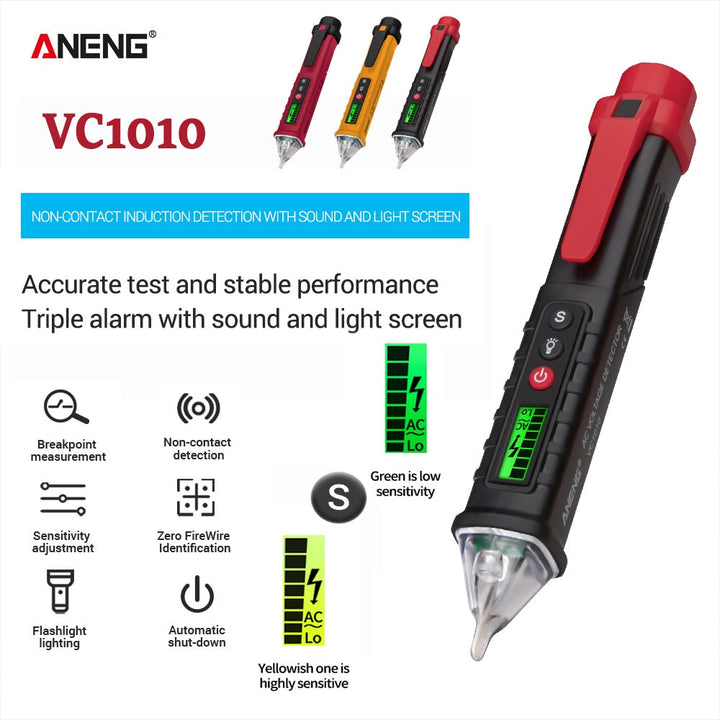 Cyfrowy tester napięcia AC DC ANENG VC1010